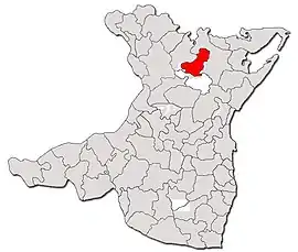 Location in Constanța County