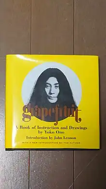 This book shall be burnt.  Written inside the book by yoko.