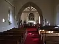 Interior of the church