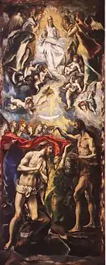 Baptism of Christ1597-1600315 x 144&nbsp;cmMuseo del Prado (Madrid)