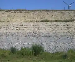Chalk rhythmites in "old Benton" Greenhorn member in Kansas