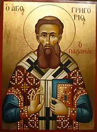 St. Gregory Palamas the Wonderworker, Archbishop of Thessaloniki.