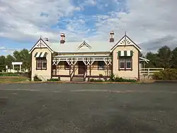 Railway Station from street side, built 1901