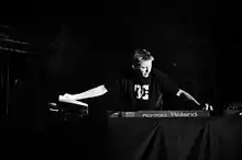 Andy Cato performing with Groove Armada in May 2019