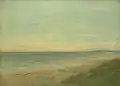 The Sea near Palavas after Gustave Courbet