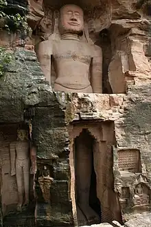 The 58.4 feet (17.8&nbsp;m) colossal at Gopachal Hill