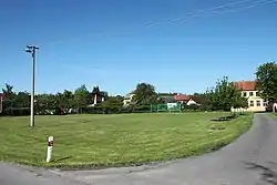 Football field at the elementary school