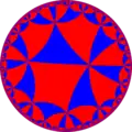Alternated order-4 hexagonal tiling