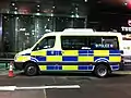 A Traffic Branch police van (second generation Mercedes-Benz Sprinter).