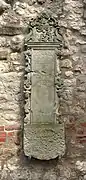 Epitaph for ILSA MARGARE[TA?] (†&nbsp;1654), daughter of Justus Müller and his wife