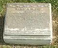 Riverside Cultural Heritage Board plaque in front of the Harada House.