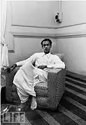 Hare Krishna Konar in his office.