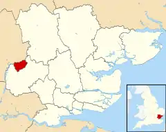 Shown within Essex