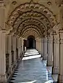Colonnaded cloister