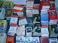Most of books on sale in Cuban currency at the fair are about politics and ideology.