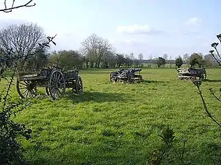 Hay wagons in the UK