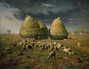 Haystacks:Autumn, c. 1874, oil on canvas, Metropolitan Museum of Art