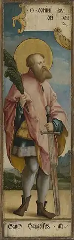 Image of Saint Gangulphus (Gangolf), by the Meister von Meßkirch, ca. 1535