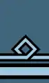A Hellenic Air Force Ypopterarchos's (air vice-marshal) rank insignia.