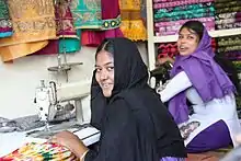Image 10Garment factory workers in Bangladesh, in 2013. (from Clothing industry)
