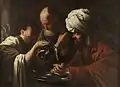 Pilate Washing his Hands, oil on canvas, 103&nbsp;cm ×&nbsp;139&nbsp;cm (41&nbsp;in ×&nbsp;55&nbsp;in), Shipley Art Gallery, England