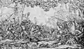Hermannsschlacht, drawing by Crown prince Frederick William IV of Prussia, 1813