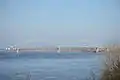 Hernando de Soto Bridge from Martyr's Park in Memphis