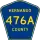 County Road 476A marker