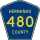 County Road 480 marker