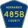 County Road 485B marker