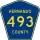 County Road 493 marker