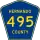 County Road 495 marker