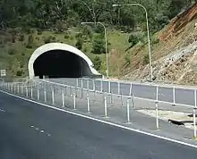 The Eastern Portal of the Heysen tunnel on the revamped freeway.