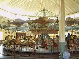 Dentzel Carousel, a National Historic Landmark in Meridian, Mississippi