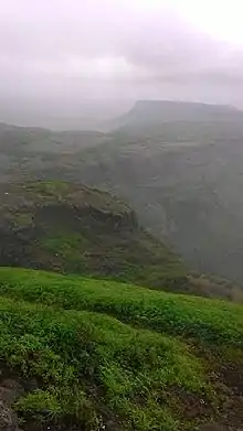 Hills around Abhona. Image is taken from another hill.