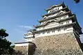 The keep as seen from within the inner circle (本丸, honmaru)