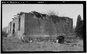 Pre-restoration ruins
