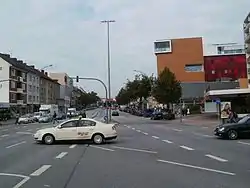 Hoheluftchaussee, the boundary between Hoheluft-Ost and Hoheluft-West