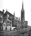 A photograph of Holy Cross Church from a 1914 publication