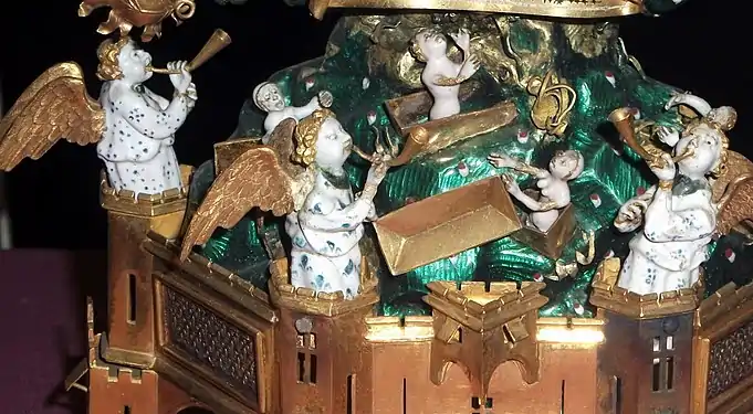 Resurrection of the Dead at the base of the Holy Thorn Reliquary