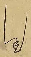 Signature of Emperor Hongwu Emperor (Ming Dynasty)
