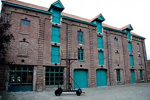 An old warehouse at the hop museum