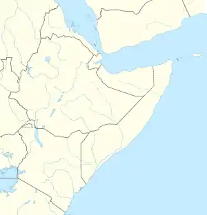 Mogadishu is located in Horn of Africa