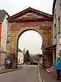 Historic town gate, in 2005.