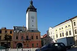 Masarykovo Square with the old town hall