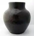Experimental Oxblood glaze vase by Hugh Robertson while at Chelsea Keramic Art Works (CKAW)