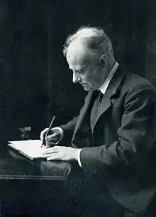 Hugh Thomson at his Desk
