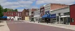 Downtown Humboldt: east side of town square