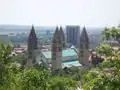 Magasház with the Pécs Cathedral
