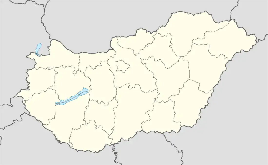 Adony is located in Hungary